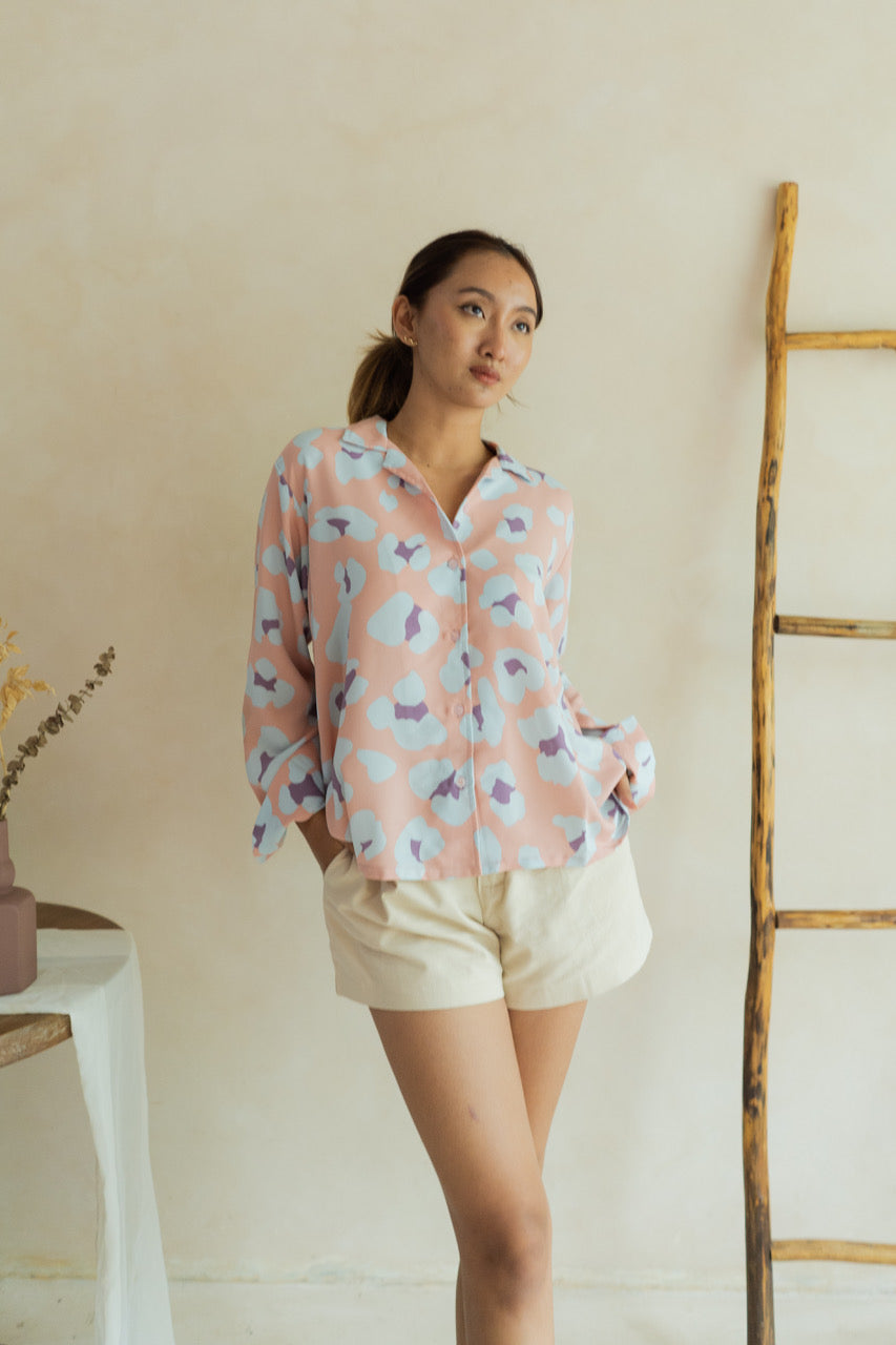 Maru Shirt in Pansy Pink