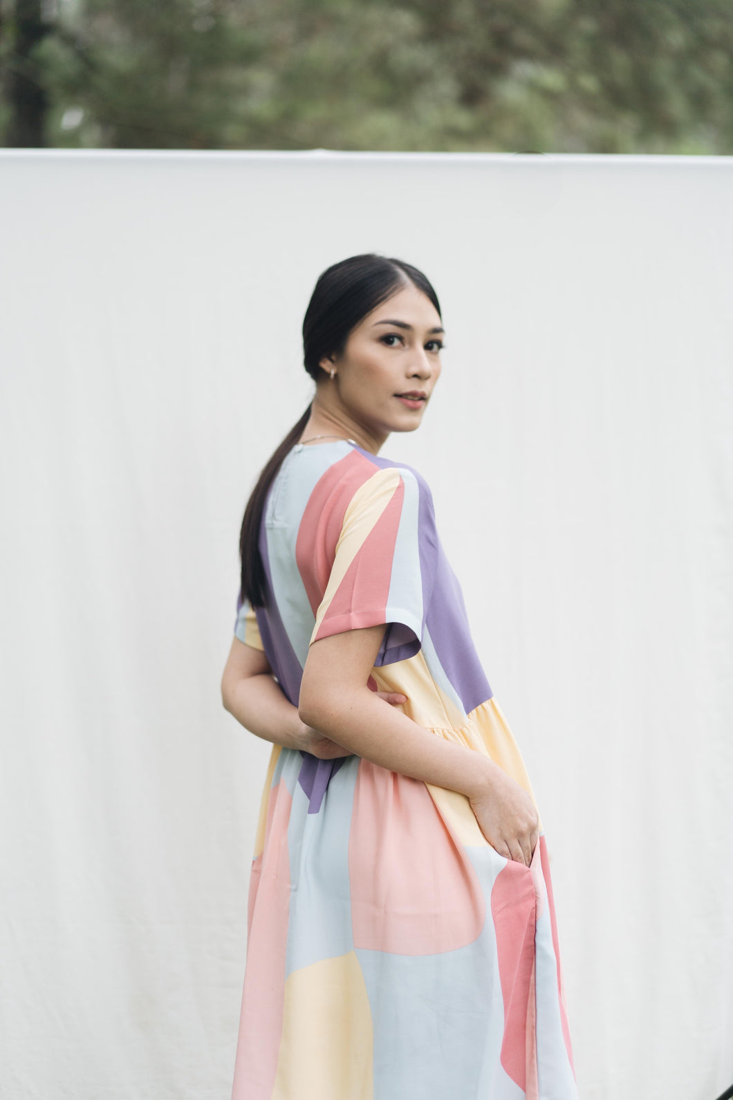 Mori Dress in Pastel