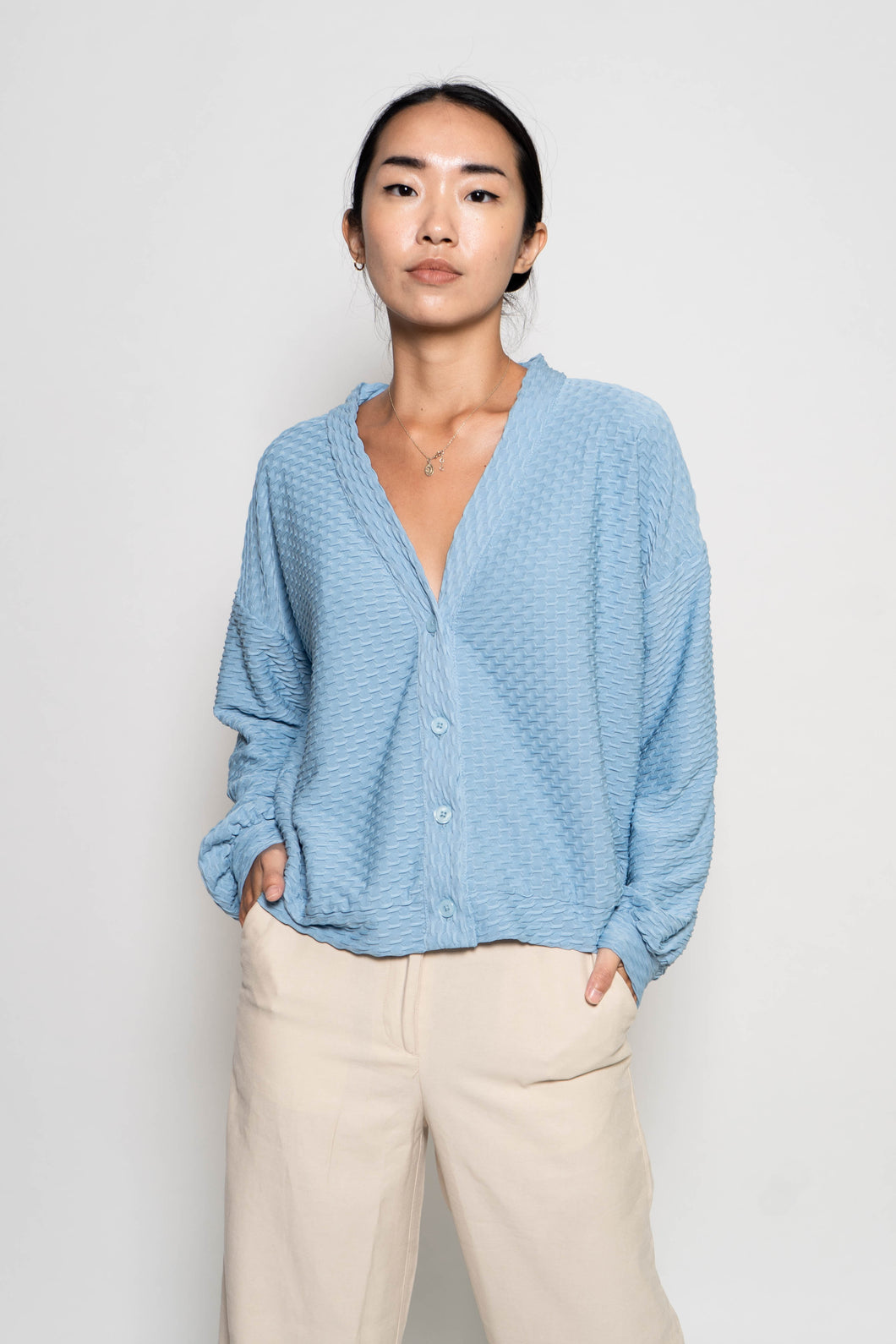 Hana Cardigan in Blue